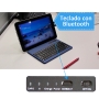 Mini teclado inalambrico para tablets y moviles con solapa plegable personalizada con su logo
