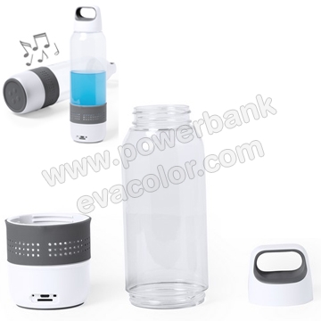 Botella de agua con altavoz inalambrico compatible con moviles para regalos deportivos