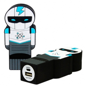 Power banks diseñados en 3D con forma de robot en diversas capacidades