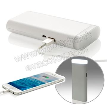 Power bank 10000mAh con linterna led para iphone y smartPhone-Regalos tecnologicos personalizados