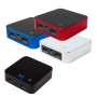 Powerbank personalizados 8800mAh disponibles en color azul, plateado, negro y rojo